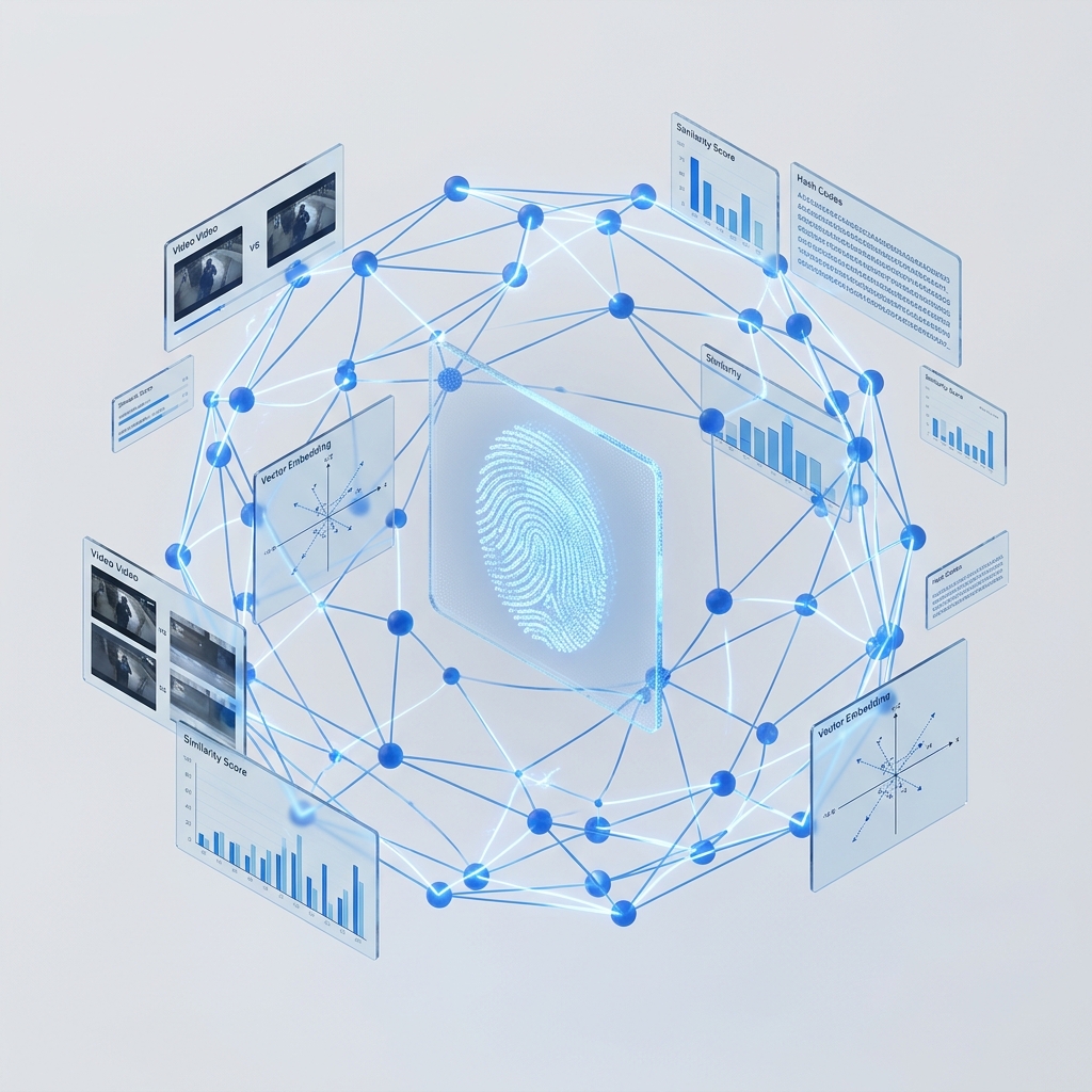 DeepMatch AI — Neural network visualization with forensic data panels
